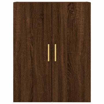 Wall Mounted Cabinets 2 pcs Brown Oak | Hipomarket UK