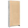 Bookcase Concrete Grey 80x24x176 cm - Stylish Storage Solution