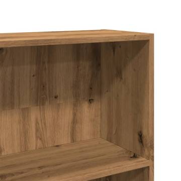 Bookcase Artisan Oak 80x24x176 cm - Stylish Storage Solution