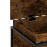 Smoked Oak Storage Box with Lid - 80x40x51.5 cm | HipoMarket