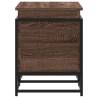 Brown Oak Storage Box with Lid - 80x40x51.5 cm | HipoMarket