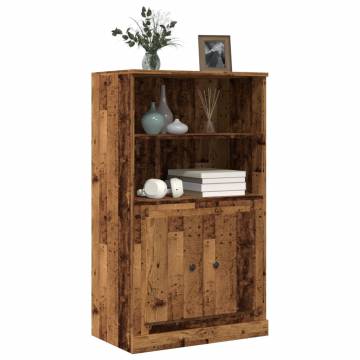 Highboard Old Wood - Elegant Storage Solution | HipoMarket