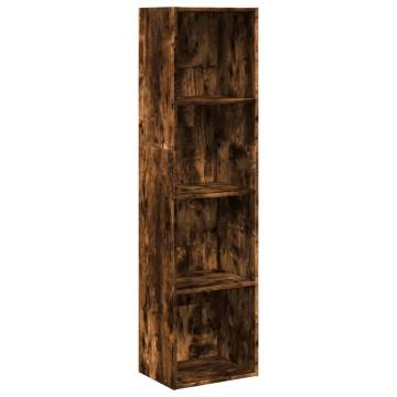 Bookcase Smoked Oak 40x30x152 cm - Stylish Storage Solution