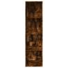 Bookcase Smoked Oak 40x30x152 cm - Stylish Storage Solution