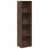 Stylish Brown Oak Bookcase - 40x30x152 cm Engineered Wood