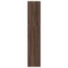 Stylish Brown Oak Bookcase - 40x30x152 cm Engineered Wood