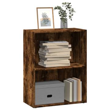 Bookcase Smoked Oak - Stylish Storage Solution 60x30x77 cm