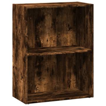 Bookcase Smoked Oak - Stylish Storage Solution 60x30x77 cm