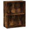 Bookcase Smoked Oak - Stylish Storage Solution 60x30x77 cm