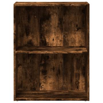 Bookcase Smoked Oak - Stylish Storage Solution 60x30x77 cm