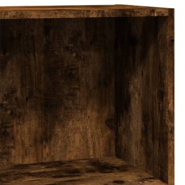 Bookcase Smoked Oak - Stylish Storage Solution 60x30x77 cm