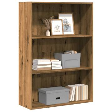 Artisian Oak Bookcase - Stylish Storage Solution | HipoMarket