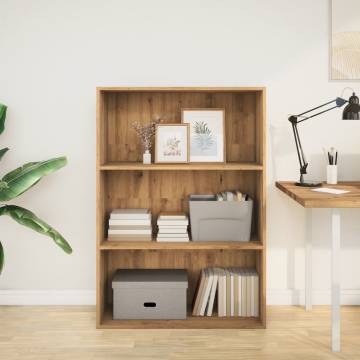 Artisian Oak Bookcase - Stylish Storage Solution | HipoMarket