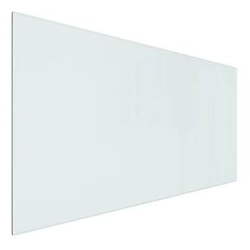 Fireplace Glass Plate Rectangular 100x50 cm - HipoMarket