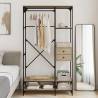 Wardrobe with Drawers - Sonoma Oak 100x40x180 cm | Hipo Market