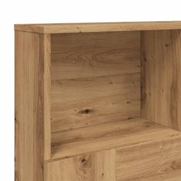 Headboard Cabinet Artisan Oak - Stylish Storage Solution | HipoMarket