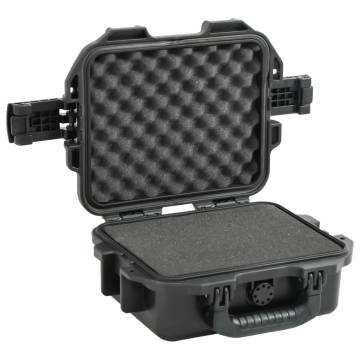 Portable Flight Case Black 30x24.5x12.5 cm - Hipomarket