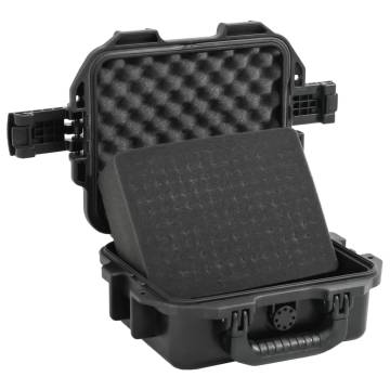 Portable Flight Case Black 30x24.5x12.5 cm - Hipomarket