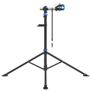 Adjustable Foldable Bike Repair Stand - 108-188 cm Blue Steel