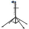 Adjustable Foldable Bike Repair Stand - 108-188 cm Blue Steel