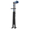 Adjustable Foldable Bike Repair Stand - 108-188 cm Blue Steel