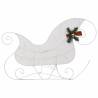 Reindeer & Sleigh Christmas Decoration - 100 LEDs Outdoor White