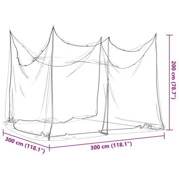 Mosquito Net 300x300x200 cm - Indoor & Outdoor Protection