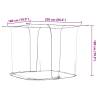 Hanging Mosquito Net 156 Mesh White - 220x180x180 cm