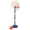 Basketball Stand with Ball & Pump - Adjustable Height 90-121 cm