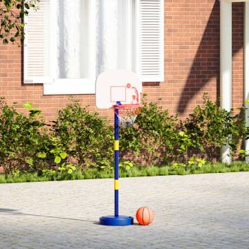 Basketball Stand with Ball & Pump - Adjustable Height 90-121 cm