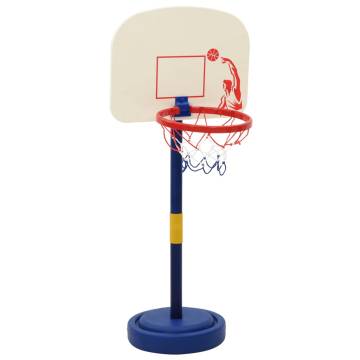 Basketball Stand with Ball & Pump - Adjustable Height 90-121 cm