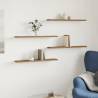 Wall Shelves 4 pcs Artisan Oak - Stylish Storage Solution