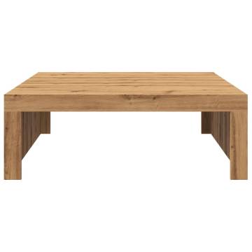 Artisan Oak Coffee Table - 100x100x35 cm | Hipomarket UK