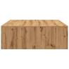 Artisan Oak Coffee Table - 100x100x35 cm | Hipomarket UK