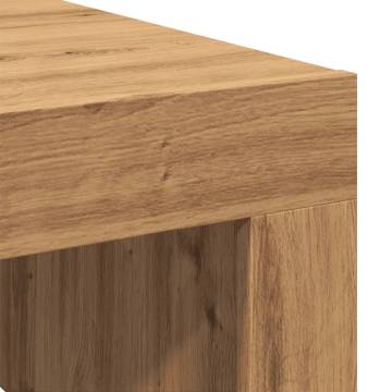 Artisan Oak Coffee Table - 100x100x35 cm | Hipomarket UK