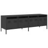 TV Cabinet Black 135x39x43.5 cm - Durable Cold-Rolled Steel