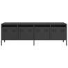 TV Cabinet Black 135x39x43.5 cm - Durable Cold-Rolled Steel