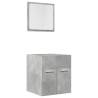 2 Piece Bathroom Furniture Set in Concrete Grey - Hipo Market