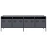 TV Cabinet Anthracite - Industrial Style | Hipomarket