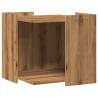 Cat Litter Box Enclosure - Artisan Oak | Hipo Market UK