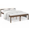 Bed Frame Honey Brown 150x200 cm King Size Solid Wood Pine