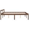 Bed Frame Honey Brown 150x200 cm King Size Solid Wood Pine