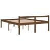 Bed Frame Honey Brown 150x200 cm King Size Solid Wood Pine