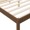 Bed Frame Honey Brown 150x200 cm King Size Solid Wood Pine