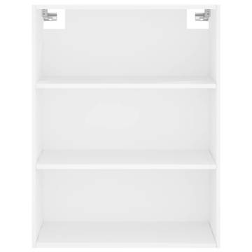 Stylish Highboard White 69.5x34x180 cm | Hipo Market