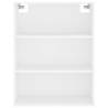 Stylish Highboard White 69.5x34x180 cm | Hipo Market