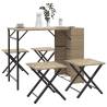  5 Piece Garden Dining Set Foldable Beige Poly Rattan Colour beige Number of 1 