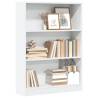  Bookcase White 80x24x109 cm Engineered Wood Colour white Quantity in Package 1 Height 109 cm Width 80 cm 