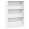 Bookcase White 80x24x109 cm - Stylish Storage Solution