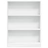 Bookcase White 80x24x109 cm - Stylish Storage Solution